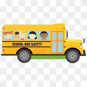Side View School Bus Transparent - Yellow School Bus Clipart, HD Png Download - school bus clipart png
