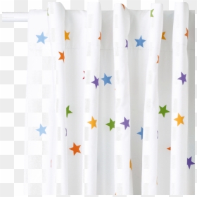 Children"s Blackout Curtains - Star Design Wall Decor, HD Png Download - black curtains png