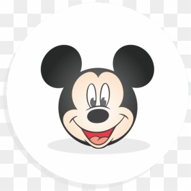 Transparent Mickey Mouse Head Png - Charing Cross Tube Station, Png Download - mickey face png