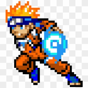 Naruto Pixel Art, HD Png Download - pizza steve png