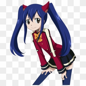 Fairy Tail Wendy Loli, HD Png Download - pigtails png
