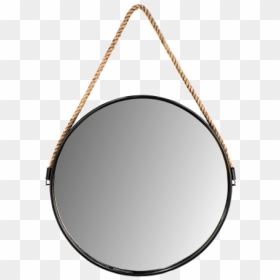 Miroir Rond Png, Transparent Png - gold mirror png