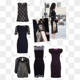 Little Black Dress, HD Png Download - lace trim png