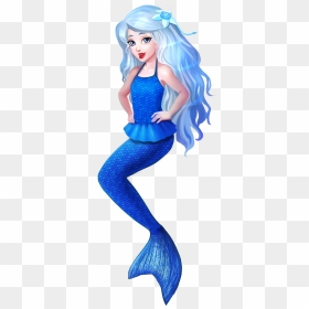 Mermaid Crystal Fin Fun, HD Png Download - mermaid tail silhouette png