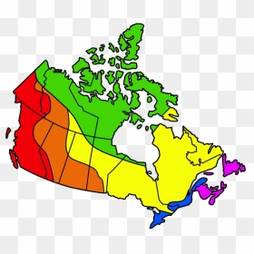 Original Provinces Of Canada, HD Png Download - canada map png