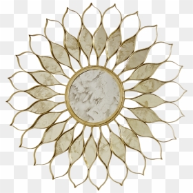 Daisy Gold Mirror - Gurbani Healing, HD Png Download - gold mirror png