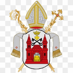 Coat Of Arms Of The Archbishopric Of Riga - Roman Catholic Diocese Of Speyer, HD Png Download - coat of arms template png