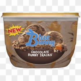 Chocolate Bunny Tracks® - Chocolate Bunny Tracks Ice Cream, HD Png Download - chocolate bunny png