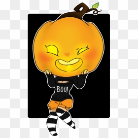 Pumpkin Head Png - Anime Pumpkin Head Girl, Transparent Png - pumpkin head png