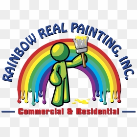Rainbow Real Painting - Illustration, HD Png Download - real rainbow png