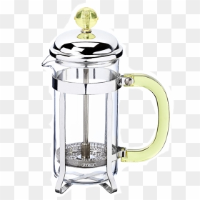 Bistrot Tea Maker- Yellow Handle - French Press, HD Png Download - pyrex png