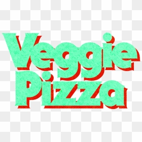 Veggiepizza-lettering, HD Png Download - pizza steve png