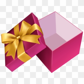 Pink Open Gift Png - Open Gift Box Png, Transparent Png - open christmas present png