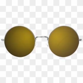 Porto Cervo I Silver With Gold Mirror Lenses - Circle, HD Png Download - gold mirror png