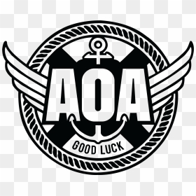 Aoa Vector Logos Album On Imgur Png Aoa Black White - Aoa Good Luck Logo, Transparent Png - album png