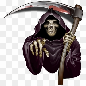 Death Png Image Collections For Download - Grim Reaper Coming For You, Transparent Png - horror face png