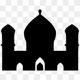 Mosque - Silhouette Icon Masjid Png, Transparent Png - worship silhouette png