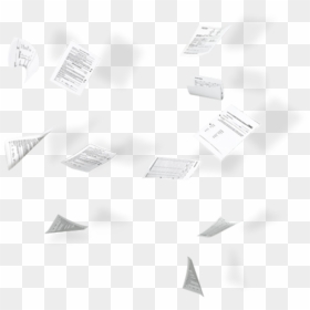 #flying Paper - Silver, HD Png Download - flying paper png