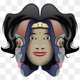 Bali Transformation Mask - North West Native American Transformation Mask, HD Png Download - oni mask png
