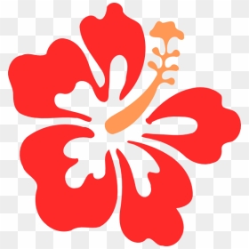 Clip Art At Clker Com Vector Online - Hawaiian Flowers Transparent Background, HD Png Download - hibiscus clipart png
