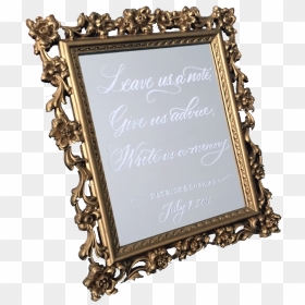 5 - Picture Frame, HD Png Download - gold mirror png