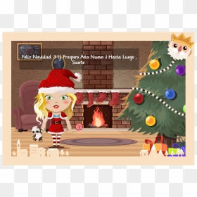 Cartoon, HD Png Download - feliz navidad y prospero año nuevo png