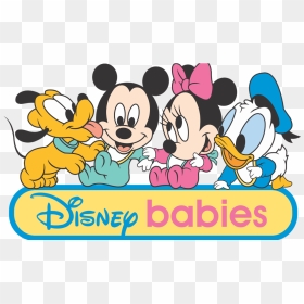 Disney Babies Logo Vector Download Free - Mickey Mouse And Friends Babies, HD Png Download - baby vector png