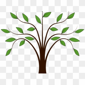 Heaven Clipart Mustard Tree - Simple Transparent Background Tree Clipart, HD Png Download - tree art png