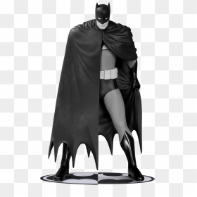 Batman Year One Graphic Novel Review And Batman Timeline - Dc Collectibles Batman Black And White Bruce Timm, HD Png Download - batman cape png