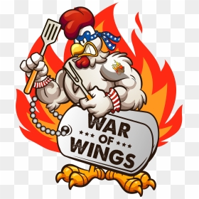 Cropped War Of Wings Logo Final 01 - Cartoon, HD Png Download - wings logo png