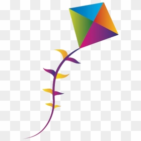 Flying Kite Transparent - Kite Transparent, HD Png Download - flying paper png