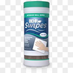 Canister Of Behr Swipes Wall Cleaning Wipes - Leather, HD Png Download - dirt smudge png