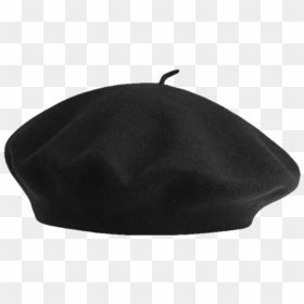 #black #png #beret #hat #pngs - Name Of Italian Hats, Transparent Png - kippah png