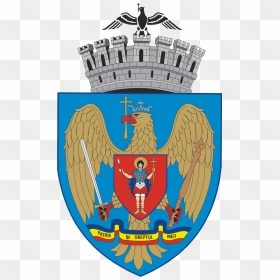 Rou Bucharest Coa - Bucharest Coat Of Arms, HD Png Download - coat of arms template png