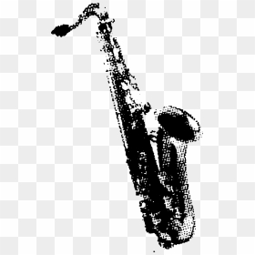 Saxofon Ilustracion - Saksofon Graphics, HD Png Download - saxophone silhouette png