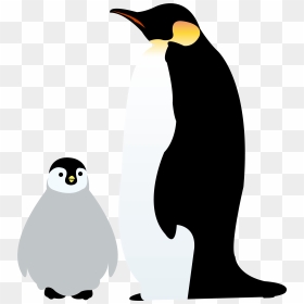 Emperor Penguin Antarctica Illustration Image - Emperor Penguin Chick Clipart, HD Png Download - emperor penguin png