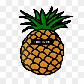 Cartoon Pineapple Clip Art - Clipart Pineapple, HD Png Download - pineapple slice png