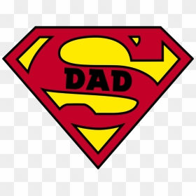 #dad #papa #diadelpadre #fathersday #super #superpapa - Superman Logo, HD Png Download - dia del padre png