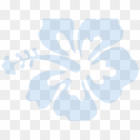 Blue Hibiscus Cliparts, HD Png Download - hibiscus clipart png