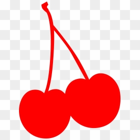 Red Cherry Silhouette, HD Png Download - saxophone silhouette png