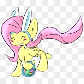 Fuzzlepuzzle, Bunny Ears, Easter, Easter Egg, Fluttershy, - Cartoon, HD Png Download - easter bunny ears png