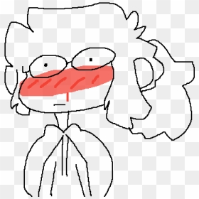 Blushing Mess - Cartoon - Cartoon, HD Png Download - blushing png