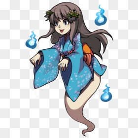 Collection Of Free Anime Transparent Ghost Download - Cute Anime Girl Ghost, HD Png Download - ghost girl png