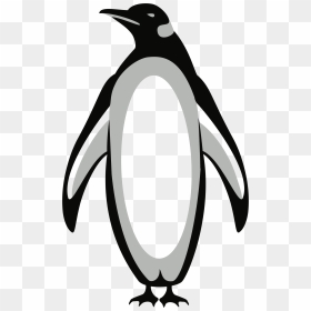 Emperor Penguin Clip Art Vector Graphics Openclipart - Free Black And White Clip Art Penguin, HD Png Download - emperor penguin png