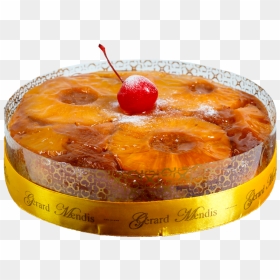Pineapple Upside Down Cake - Pineapple Cake Upside Down Cake Transparent, HD Png Download - pineapple slice png