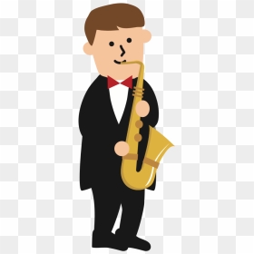 Saxophone, HD Png Download - saxophone silhouette png