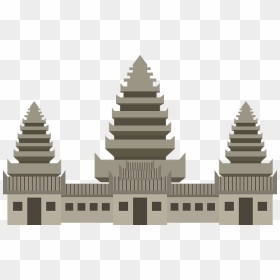 Angkor Wat Clipart - Hindu Temple, HD Png Download - pagoda png