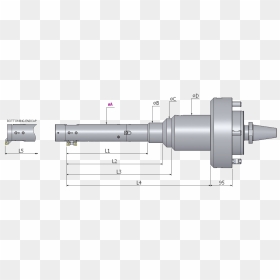 Zx Modular Boring Tool Diagram - Gun Barrel, HD Png Download - boring png