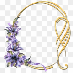 Lavender Clipart Delphinium - Borders Pictures Frames, HD Png Download - lavender plant png