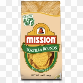Corn Chips Round Mission, HD Png Download - tortilla chip png
